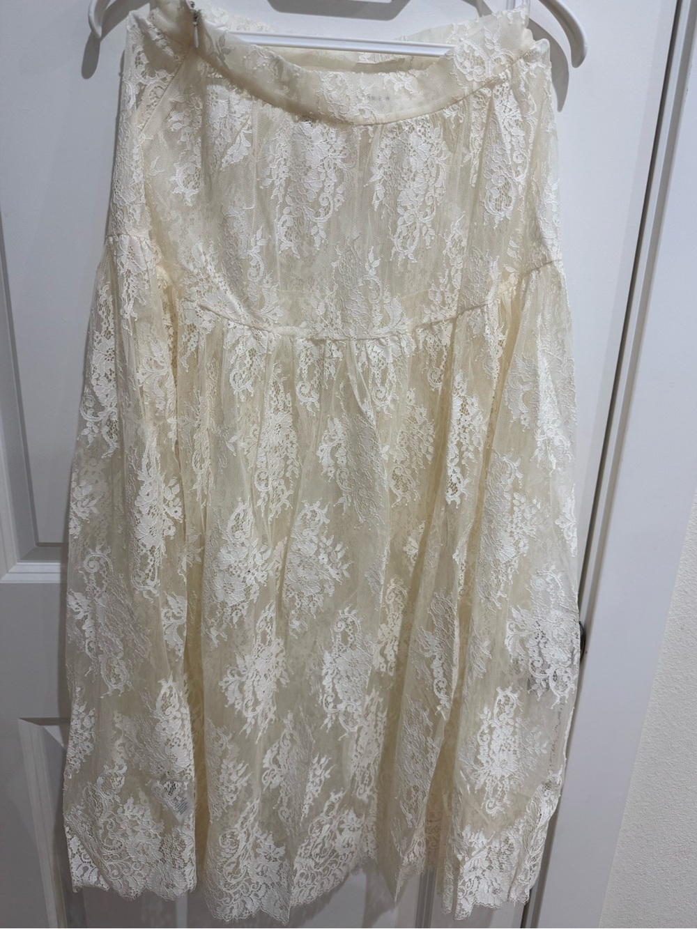 Doen Sebastiane Skirt in Sea Salt Lace nWOT - Picture 3 of 7